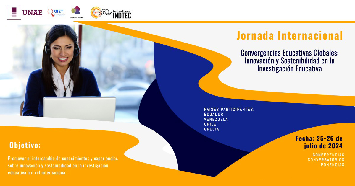 Flyer Innovación y Sostenibilidad en la Investigación Educativa