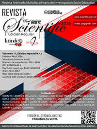 					Ver Vol. 11 Núm. Ed. Esp. 2 (2026): Revista Scientific
				